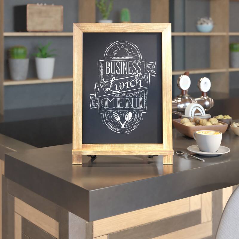 10 Pack Tabletop or Wall Mount Magnetic Chalkboards