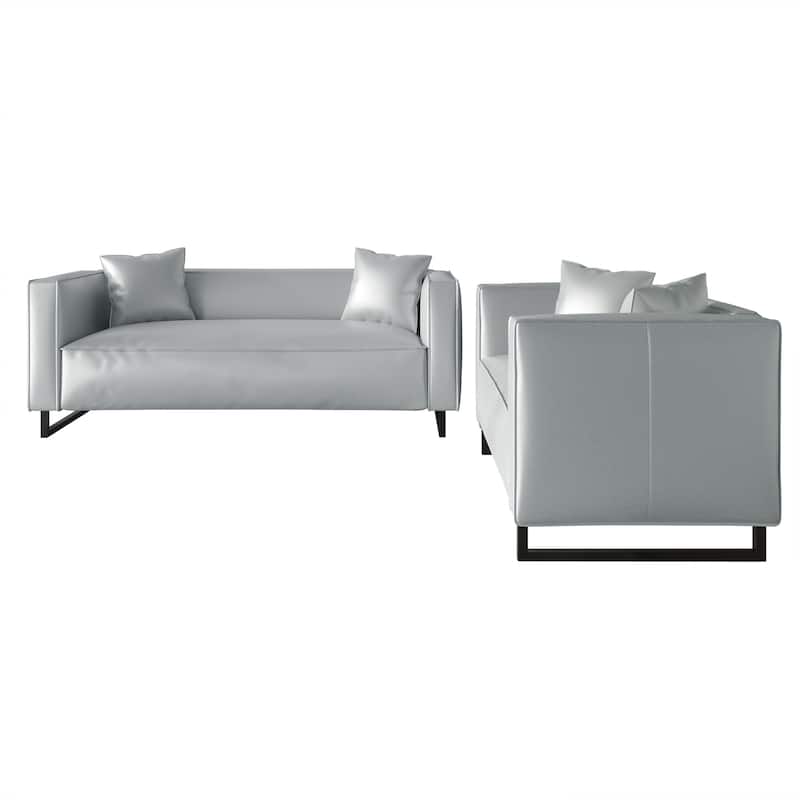 CraftPorch Mid Century Modern 2- Pieces Upholstered Living Room Set