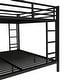 preview thumbnail 8 of 9, Queen Over King Metal Bunk Bed with Dual Ladders, Underbed Storage, and Noise-Free Design, Heavy-Duty Frame