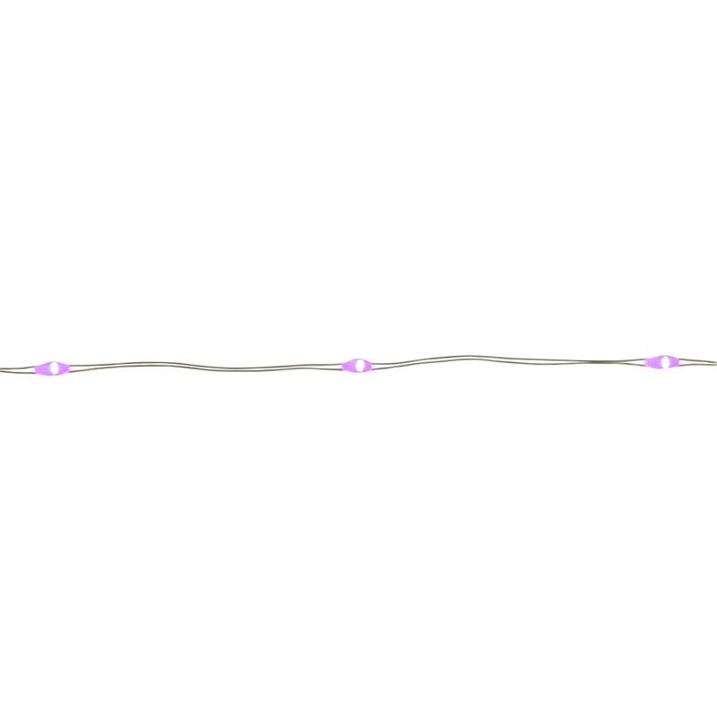 100ct Purple LED Micro Fairy Lights, 16ft Copper Wire