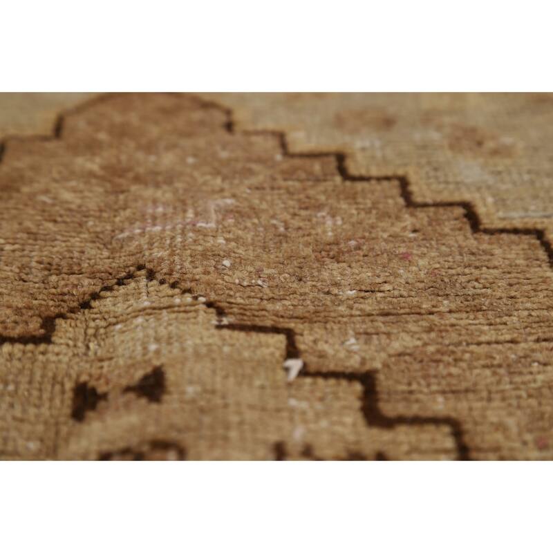 Pre-1900 Antique Vegetable Dye Khotan Rug Hand-Knotted Wool Carpet - 5'7"x 10'7"