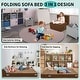 preview thumbnail 8 of 48, DoCred Kids Folding Sofa, Convertible Floor Mattress, Bed, Play Couch