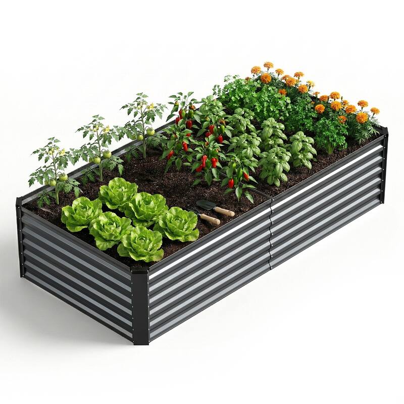 Pocassy Planter Box Outdoor Garden Bed Planter for Vegetables.