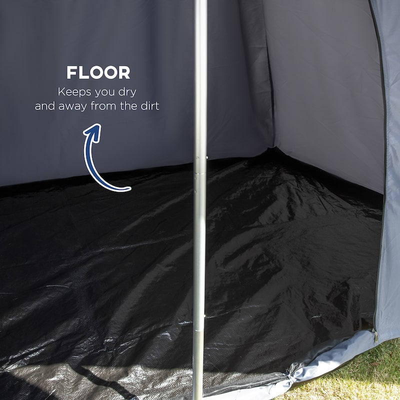 Large Outdoor Camping Tent Quick Setup Waterproof with Porch Area Portable - 15.5" x 15.5" x 8.5"