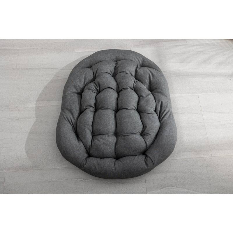 Outdoor Rattan Rocking Chair,Padded Cushion Rocker Recliner Chair Outdoor for Front Porch,Living Room,Patio,Garden