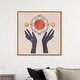 preview thumbnail 54 of 62, Alchemy, Boho Sun and Moons Modern Blue Canvas Wall Art Print for Bedroom