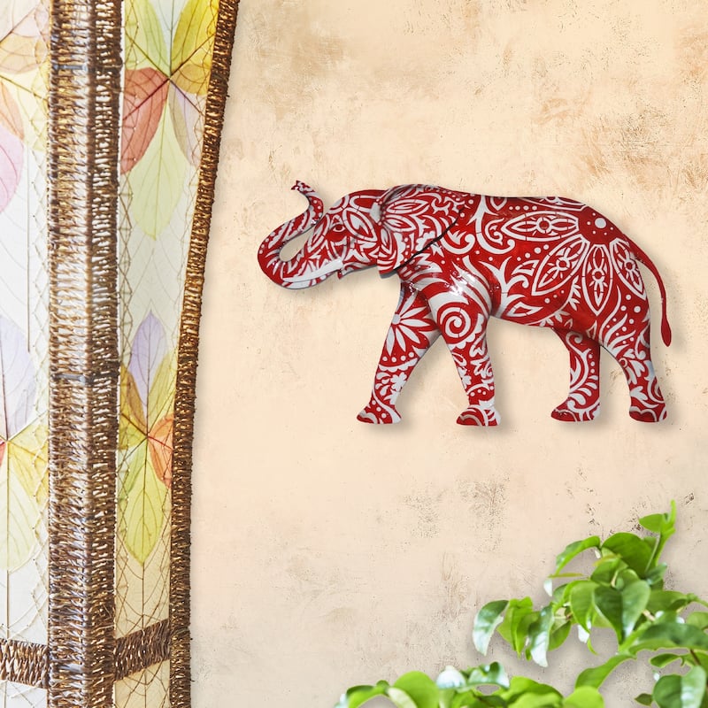Capiz Elephant Wall Decor