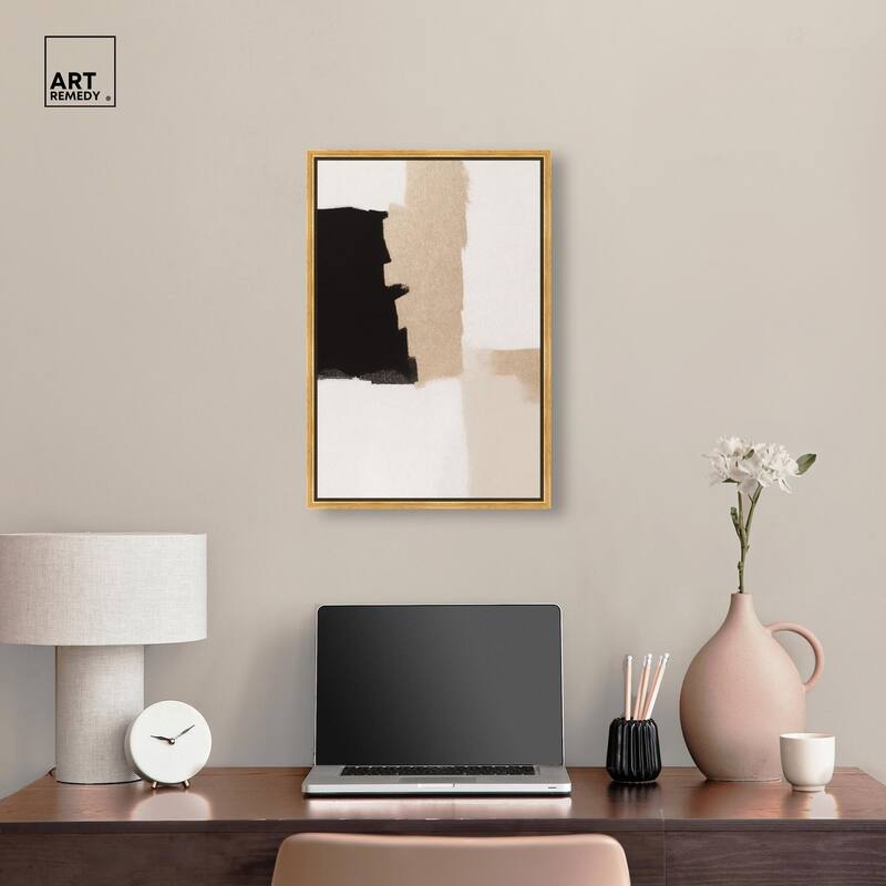 Earth and Ink IV Canvas by Art Remedy