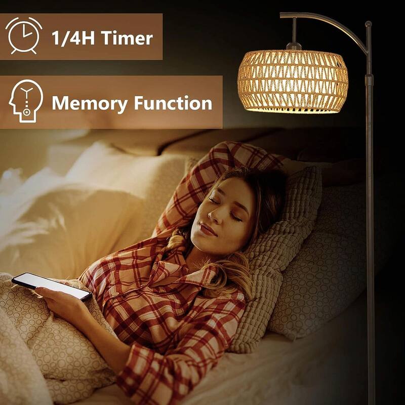Arc Floor Lamp with Remote Control