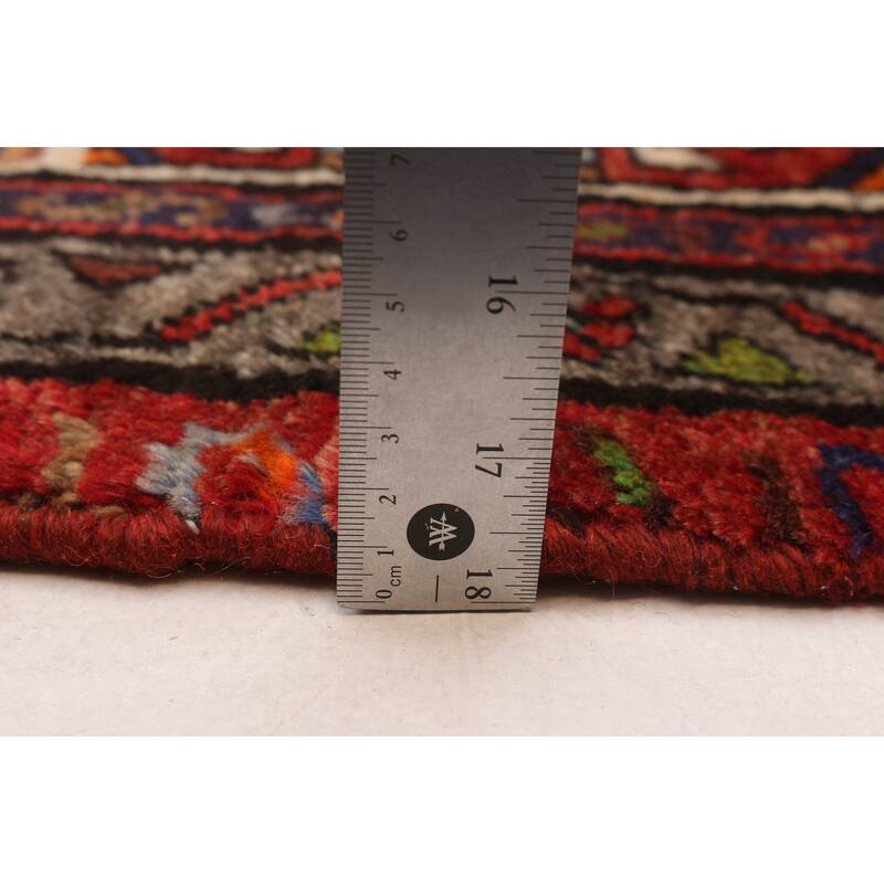 ECARPETGALLERY Hand-knotted Andelz Red Wool Rug - 3'3 x 4'10