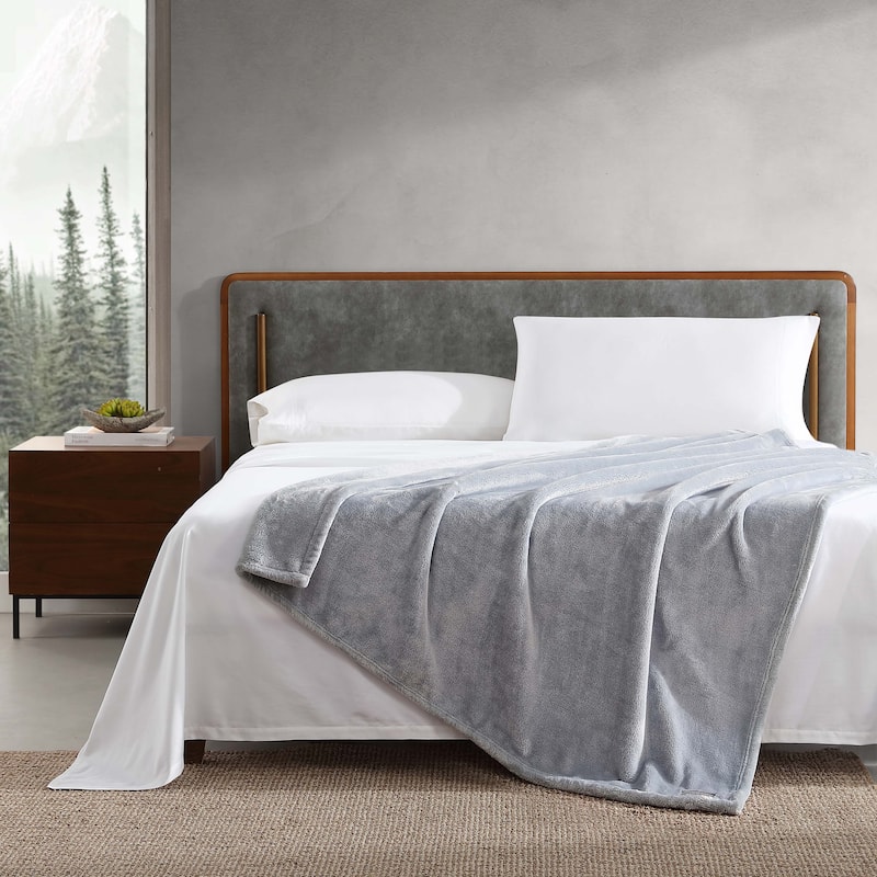 Eddie Bauer Ultra Plush Solid Lux Throw Blankets