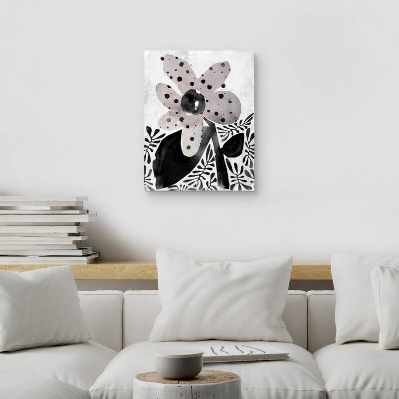 Graphic Fleur by Nikki Chu Canvas Art Print