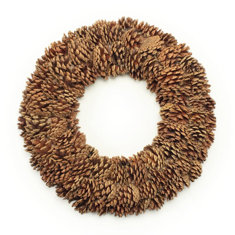 Pine cone Artificial Christmas Wreath - 18” - Unlit