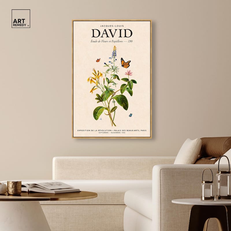 David's Delicate Flowers Canvas by Art Remedy