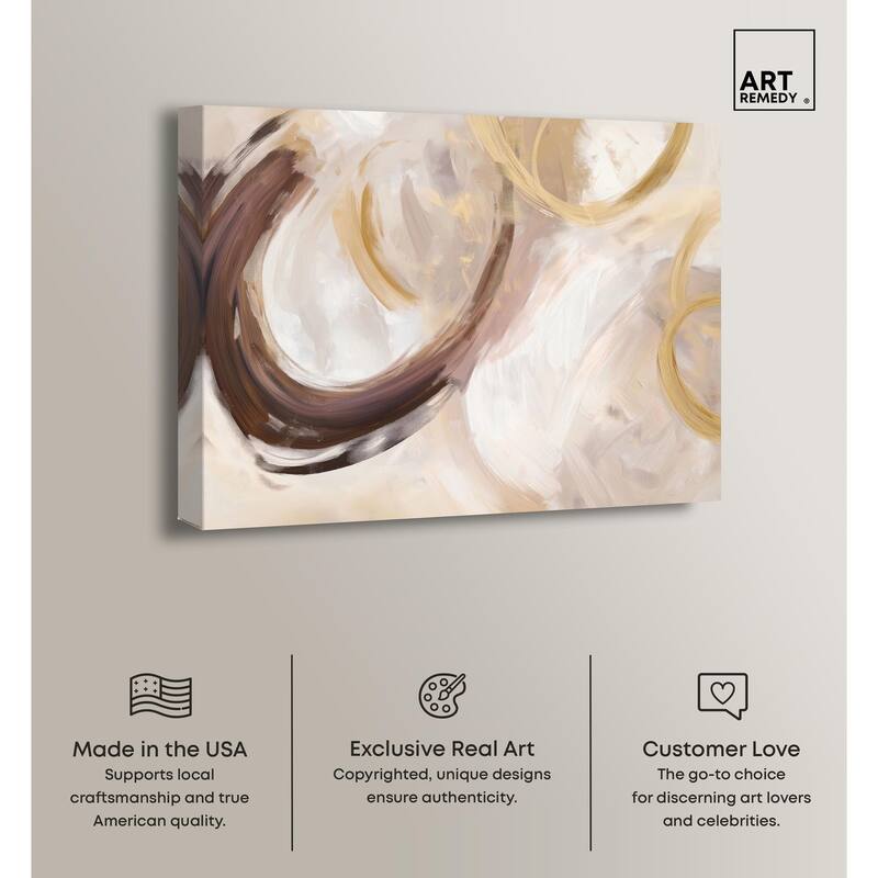 Dreamy Swirls I Canvas by Art Remedy, Gallery Wrapped