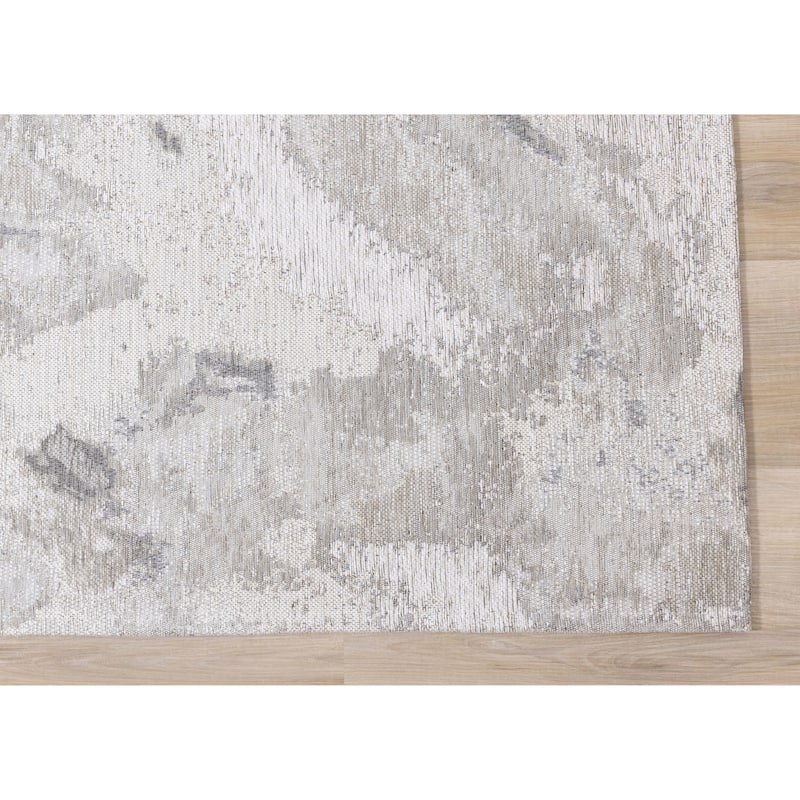 Kylie Collection - Grey/Cream Granite Rug