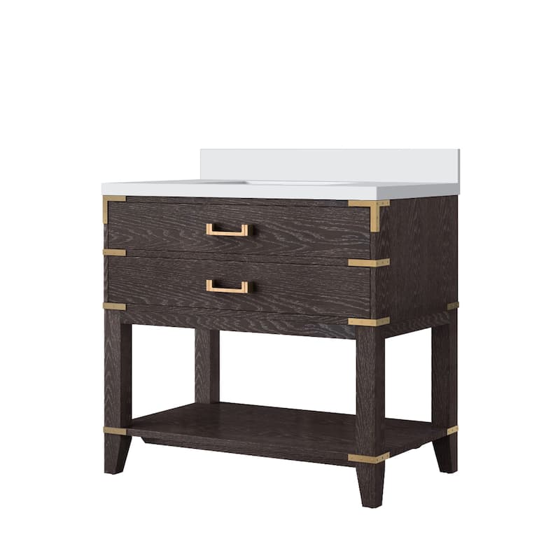 Norwalk Bath Vanity with Cultured Marble Top and Sink