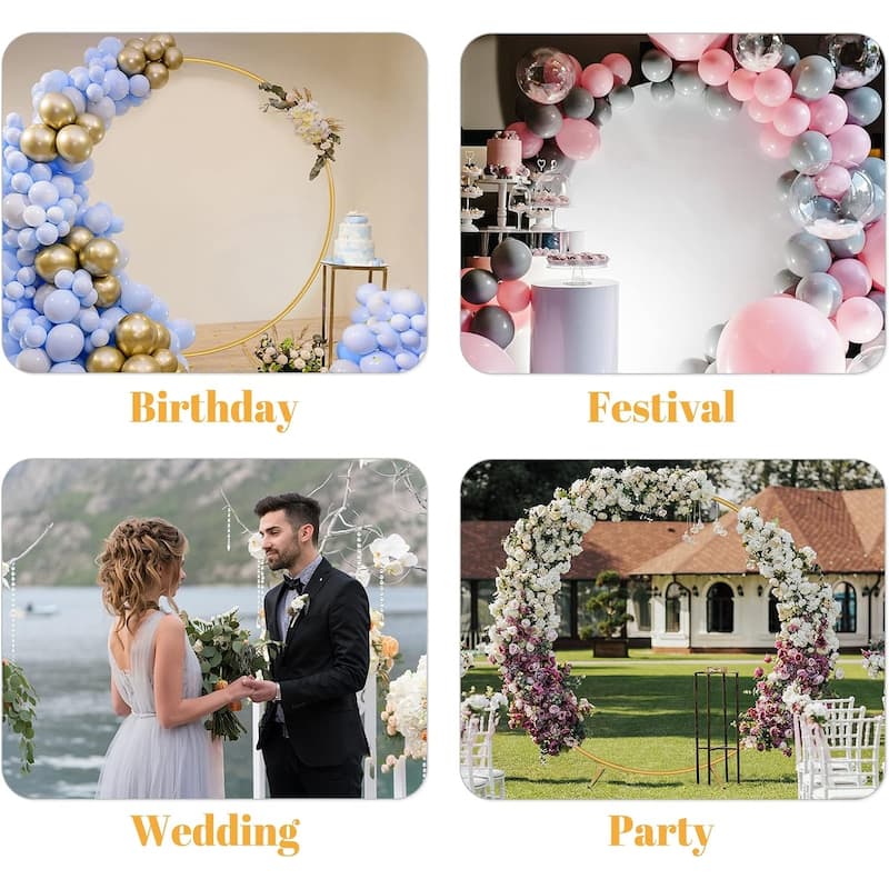 Round Backdrop Stand for Wedding Birthday Party Decoration