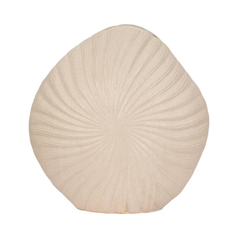 Sagebrook Home Ceramic Coastal Shell Vase
