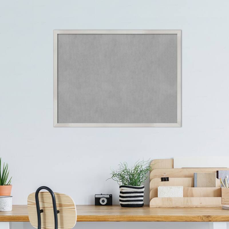 Amanti Art Svelte Silver Framed Magnetic Board