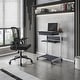 preview thumbnail 1 of 3, Techni Mobili Rolling Laptop Cart with Storage, Graphite Graphite