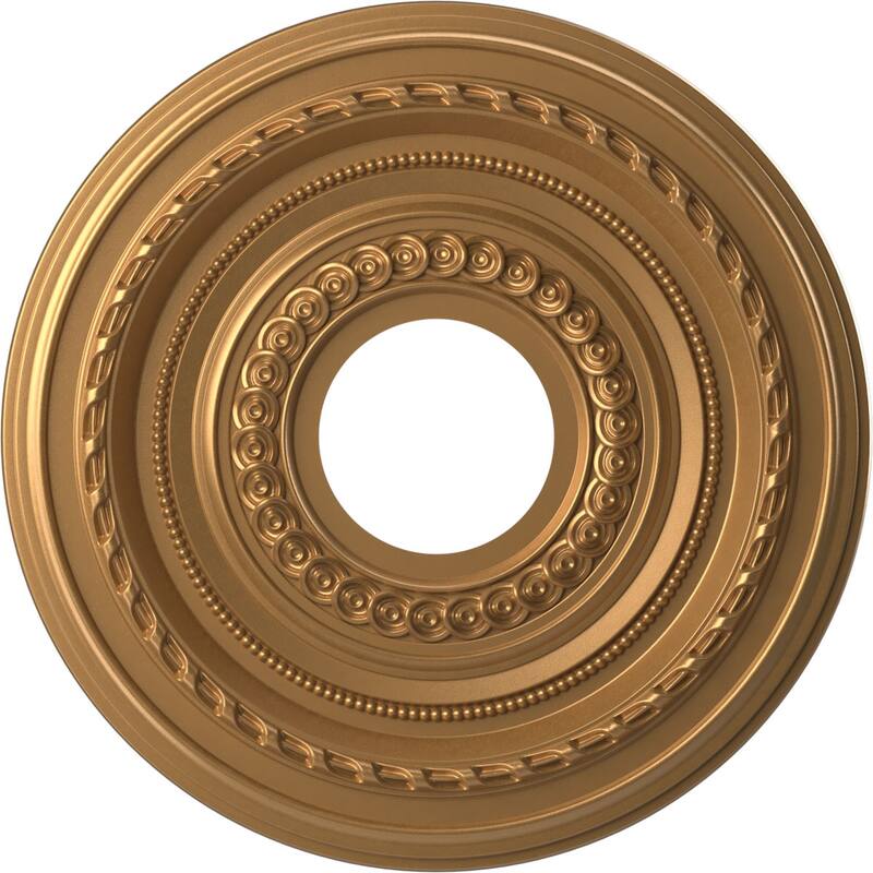 3 1/2" Inside Diameter - Cole Thermoformed PVC Ceiling Medallion