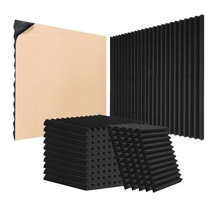 Acoustic Protection Acoustic Foam Panels, Adhesive High Density Soundproof Wall Panels,Fire ...