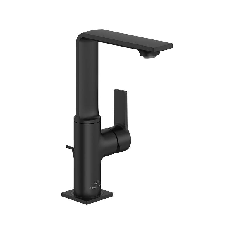 Grohe 23 858 1 Allure New 1.2 GPM Single Hole Bathroom Faucet with - Matte Black