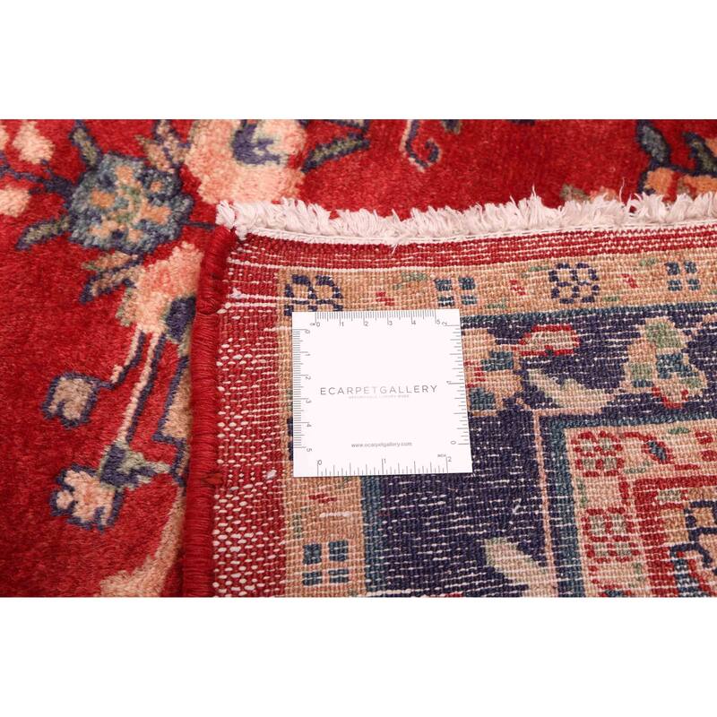 ECARPETGALLERY Hand-knotted Andelz Red Wool Rug - 3'1 x 10'2
