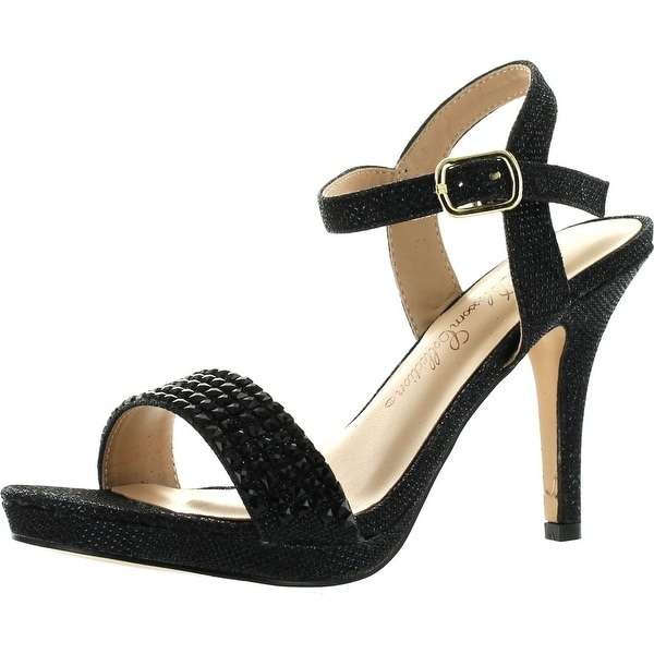 De Blossom Womens Robin-107 Ankle Strap Dress Party Sandals
