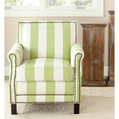 Safavieh Mansfield Green Club Chair - 28.3" x 33.1" x 31.7"