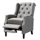 preview thumbnail 83 of 87, Debora Wingback Button Tufted Push-back Recliners Set of 2 by HULALA HOME