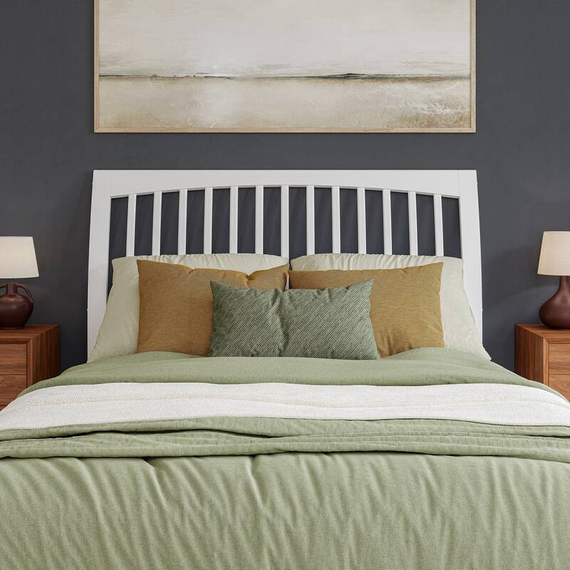 AFI Orleans Solid Wood Low Profile Platform Bed with Matching Footboard