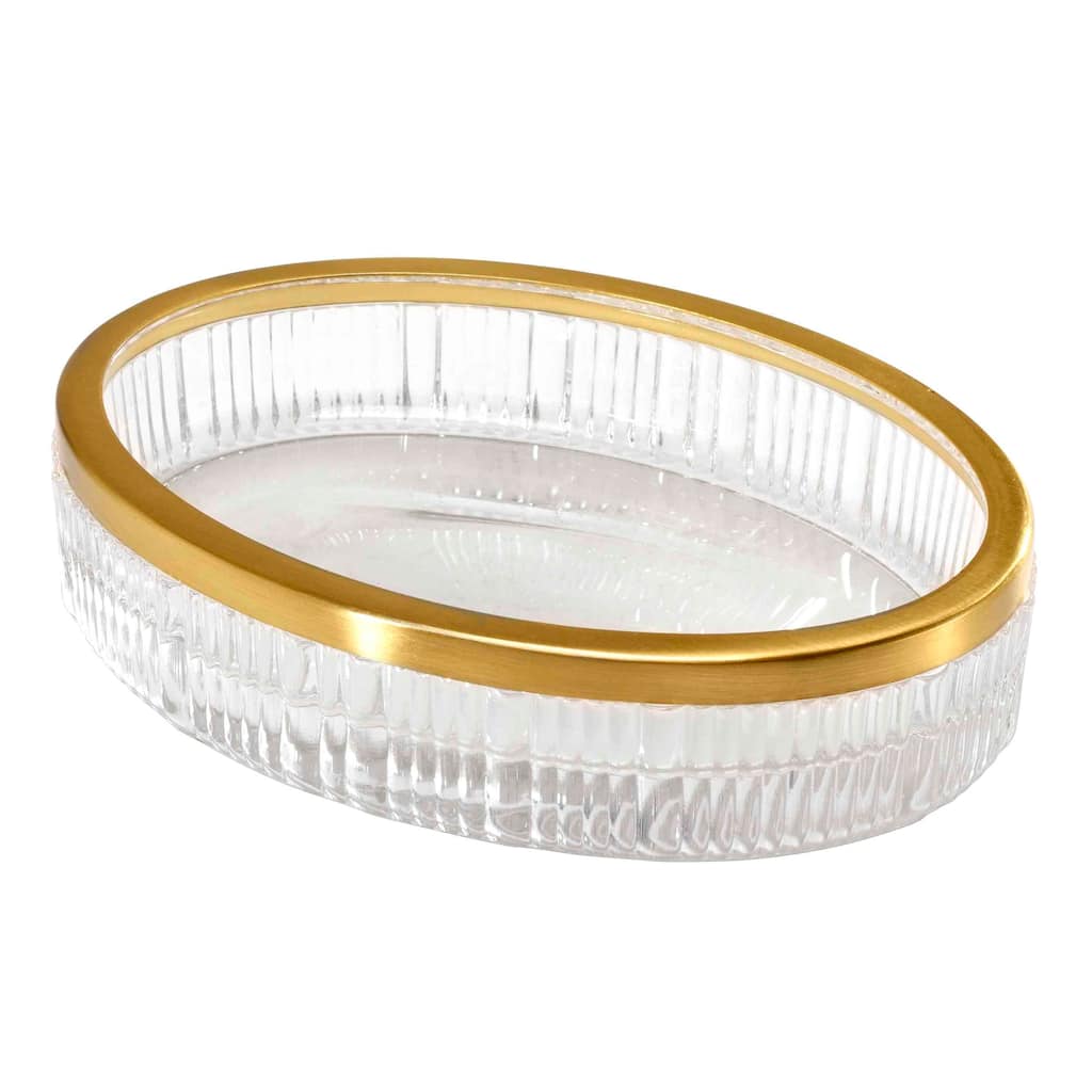 Nicole Miller Louise Soap Dish - Clear - Soap Dish