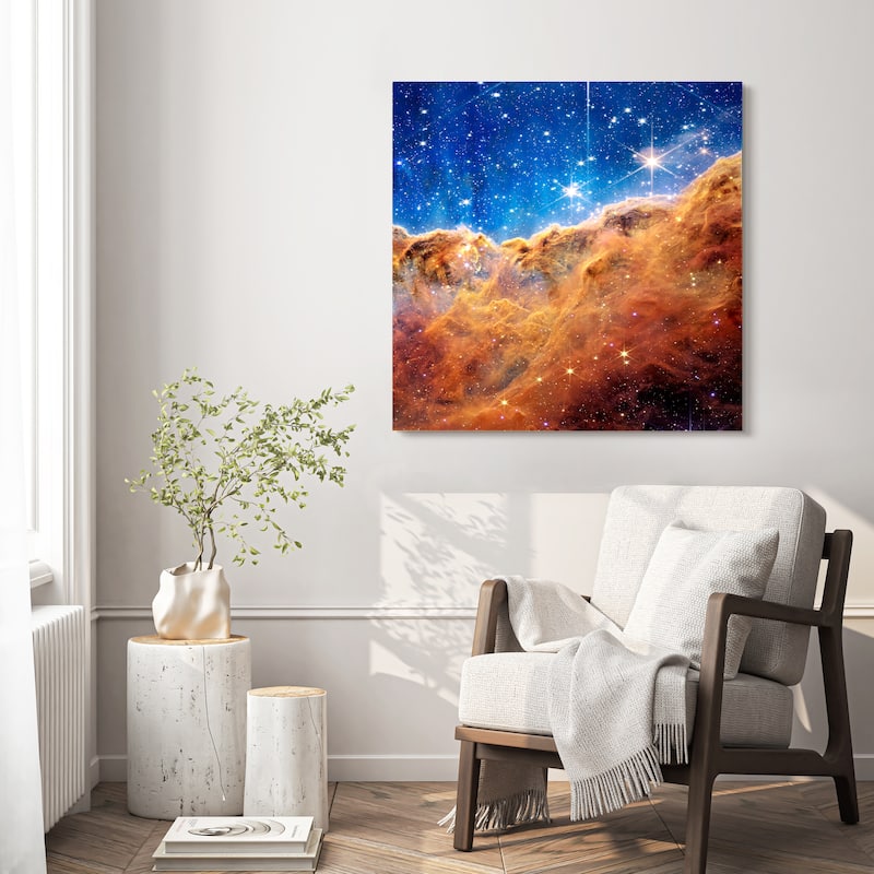 Empire Art Direct the Carina Nebula I,II Printed Tempered Glass Wall Art - Multi-Color