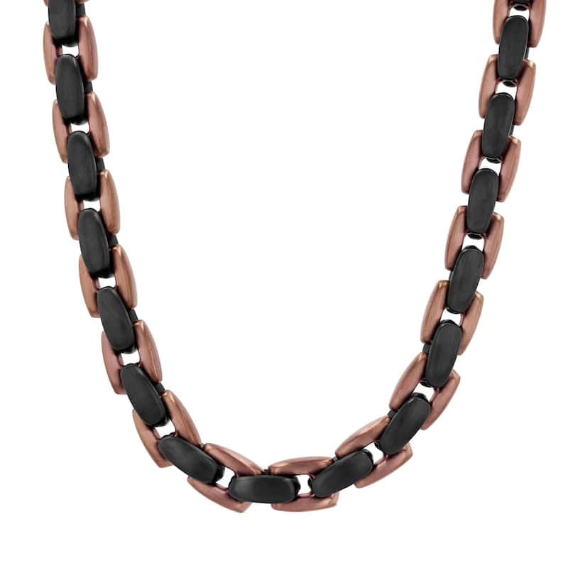 Steel Nation Stainless Steel H-Link Chain - Brown