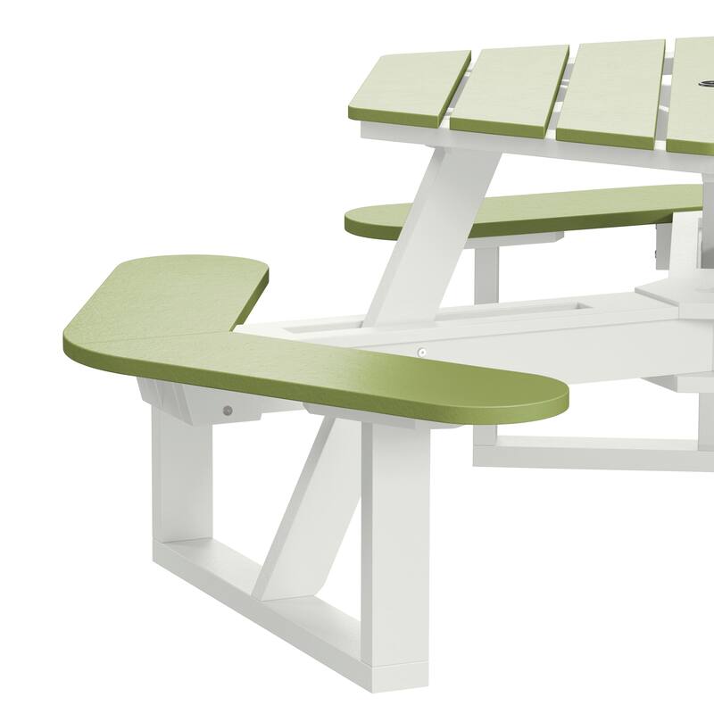 Shoreline Hexagon Picnic Table