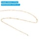 Stainless Steel Cable Chain, Gold Link Chain Enamel Beads - Bed Bath ...