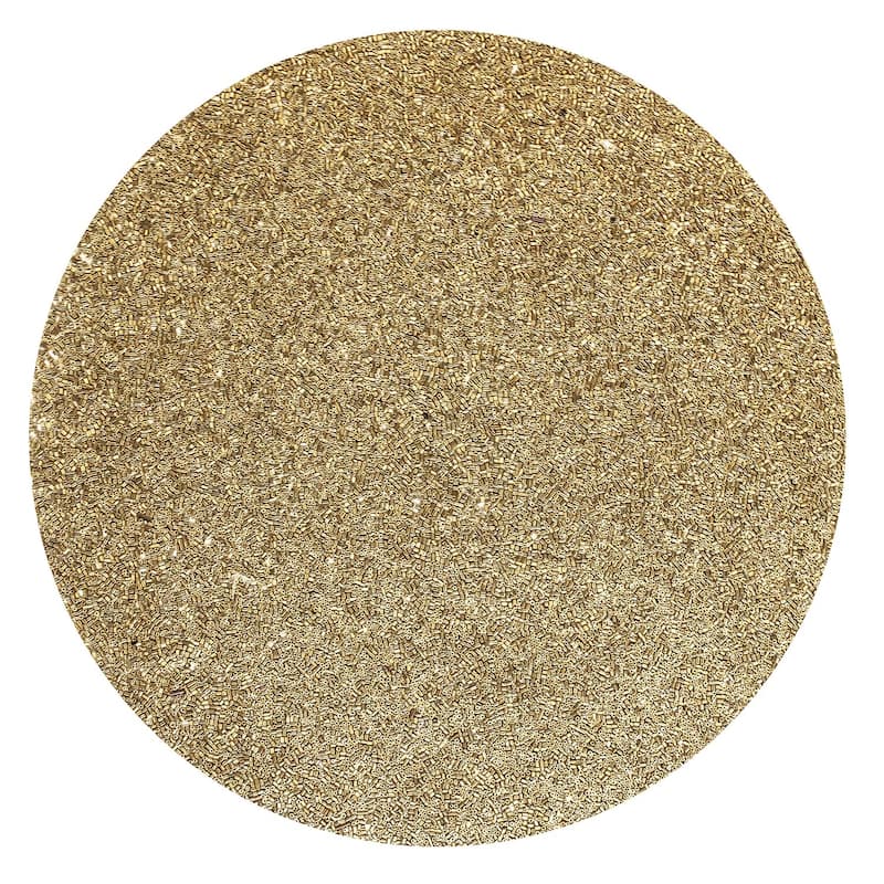 Sparkles Home Beaded Placemat - Gold