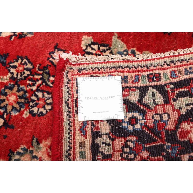 ECARPETGALLERY Hand-knotted Andelz Red Wool Rug - 4'2 x 6'7