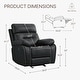preview thumbnail 32 of 60, Lauren Manual Recliner Glider Rocker Chair for Living Room