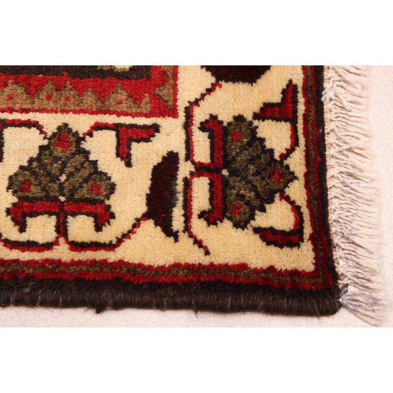 ECARPETGALLERY Hand-knotted Anadol Red Wool Rug - 3'7 x 5'1