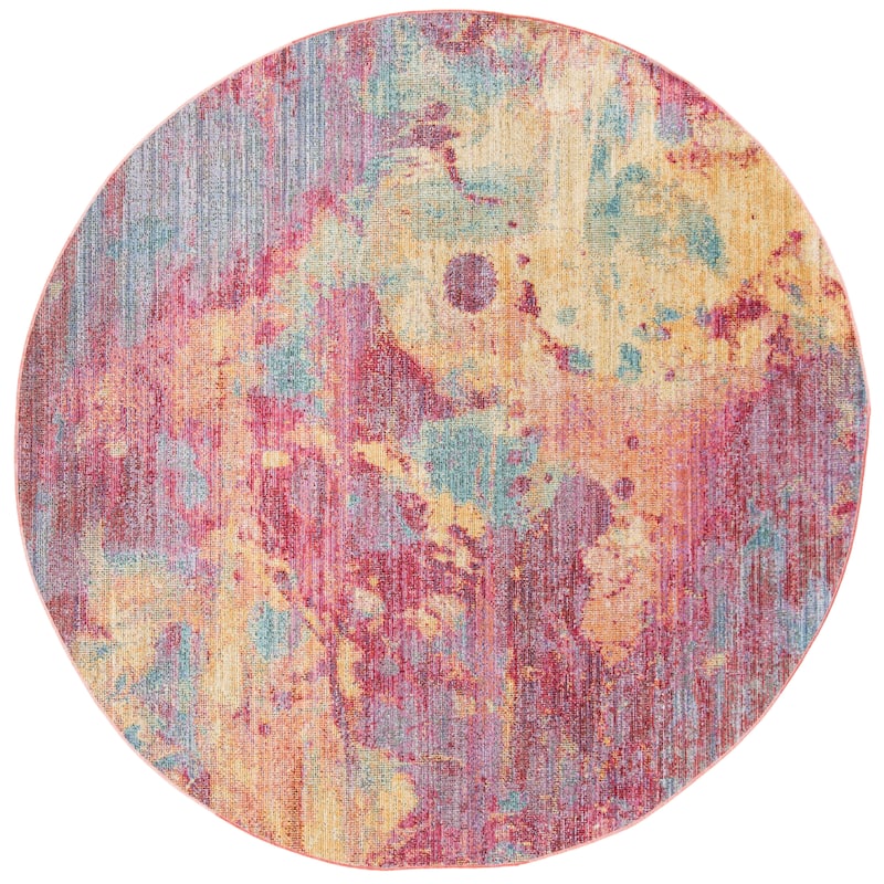 SAFAVIEH Windsor Domitila Shabby Chic Oriental Polyester Rug with