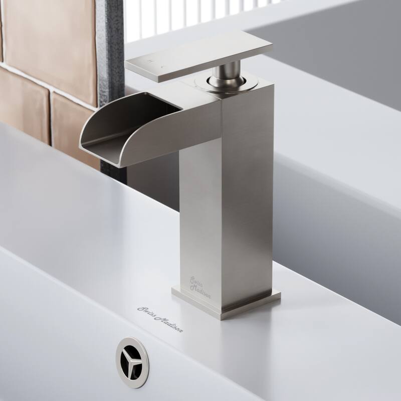 Swiss Madison SM-BF50 Concorde 1.2 GPM Single Hole Bathroom Faucet - Brushed Nickel