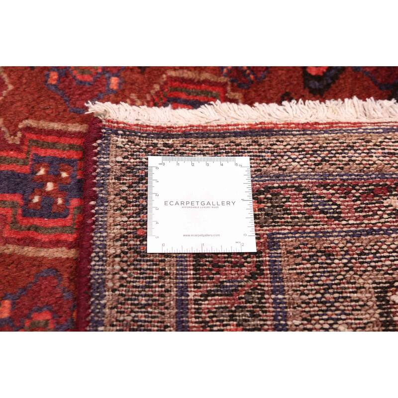 ECARPETGALLERY Hand-knotted Andelz Dark Red Wool Rug - 3'5 x 6'7