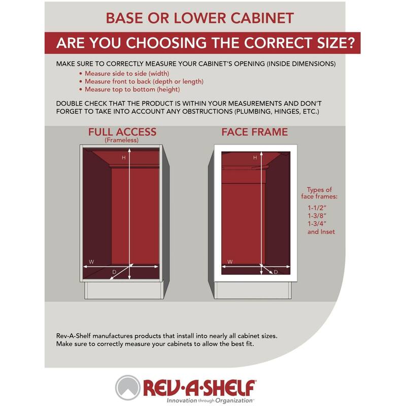 Rev-A-Shelf Sidelines 18 Inch Pull Out Wine Rack