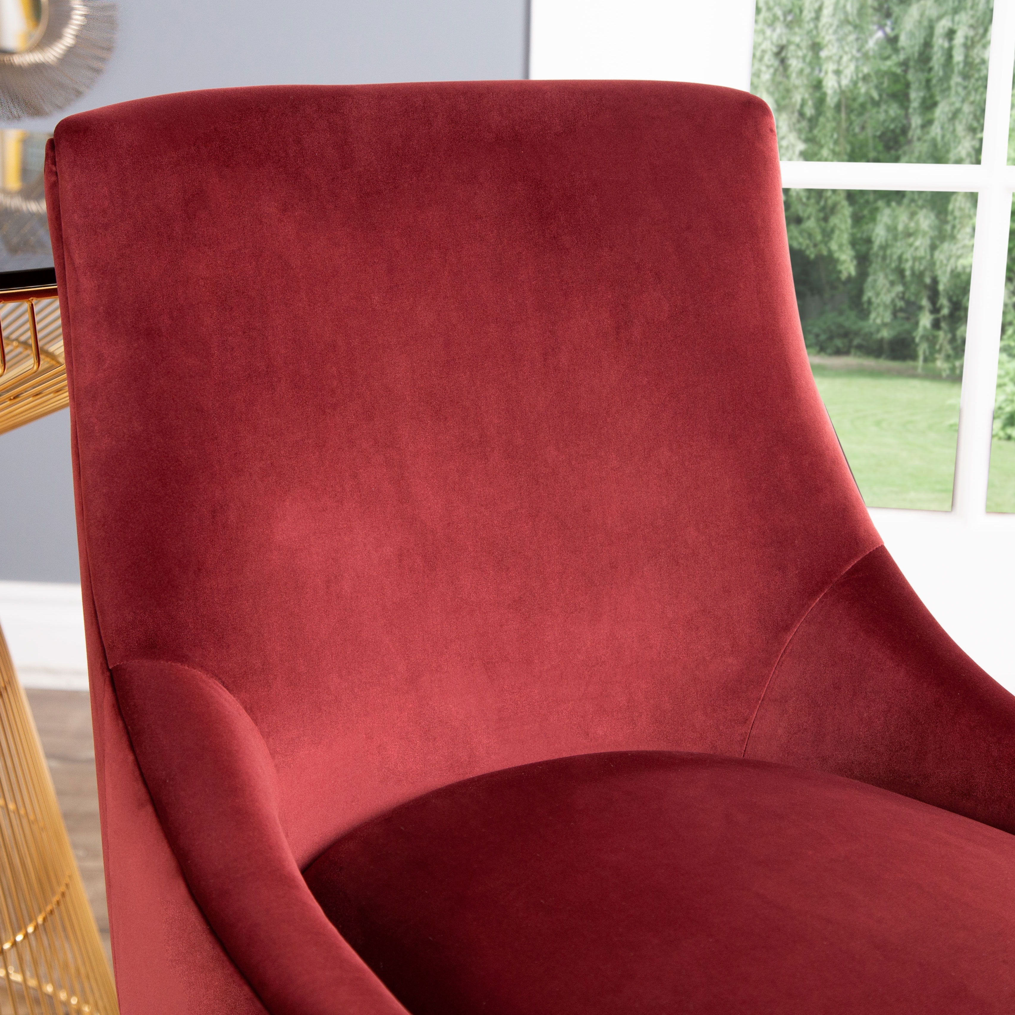 Abbyson bevie hotsell velvet dining chair