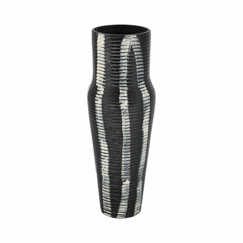 Aluminum Metal Balaz Asymmetrical Sculpted Vase