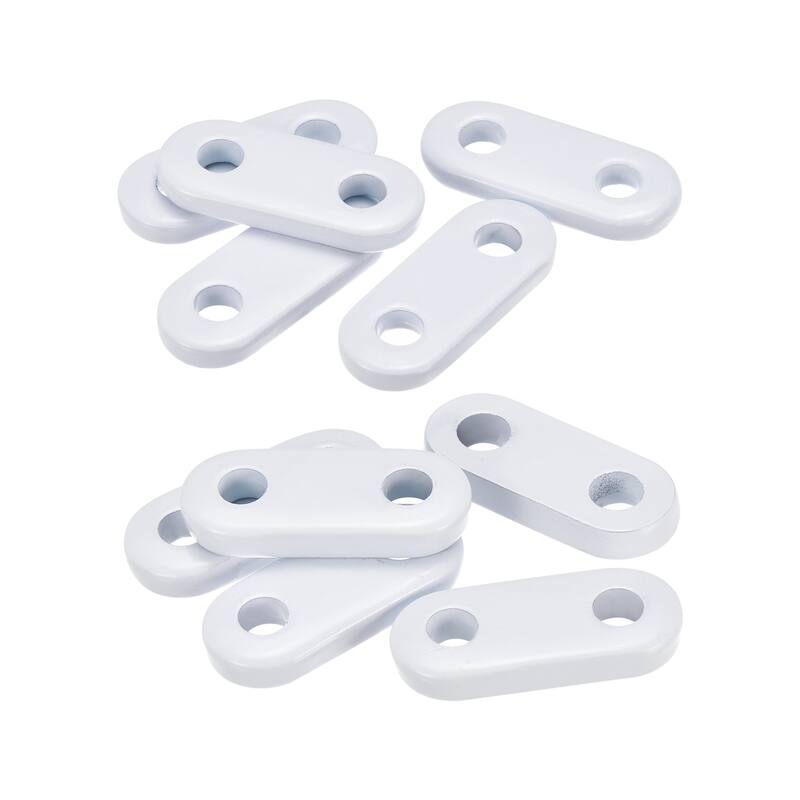 White Curtain Weights Iron Heavy Pendant (2 Sizes, 15g 8pcs, 20g 8pcs) - Set of 2 Sizes, 15g 8pcs, 20g 8pcs