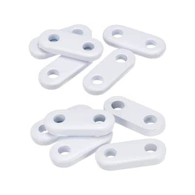 White Curtain Weights Iron Heavy Pendant (2 Sizes, 15g 8pcs, 20g 8pcs) - Set of 2 Sizes, 15g 8pcs, 20g 8pcs